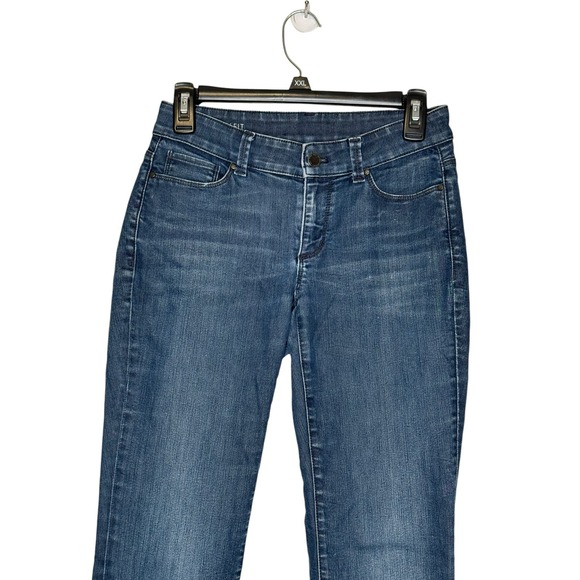 Ann Taylor LOFT Women Jeans Curvy Fit Straight Low-Rise Stretch Denim Blue 27 - Picture 7 of 8